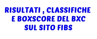 Risultati, classifiche, boxscore BXC FIBS