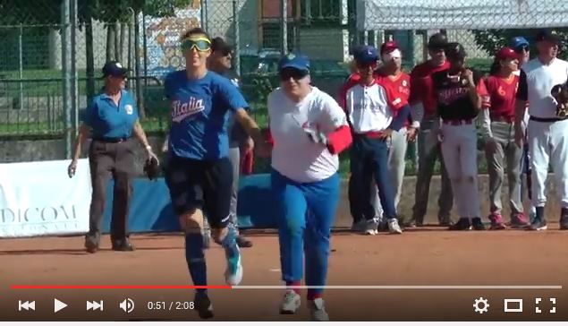 video Allenamento e partita con la nazionale Italia Softball ad Azzano Decimo 6/8/14